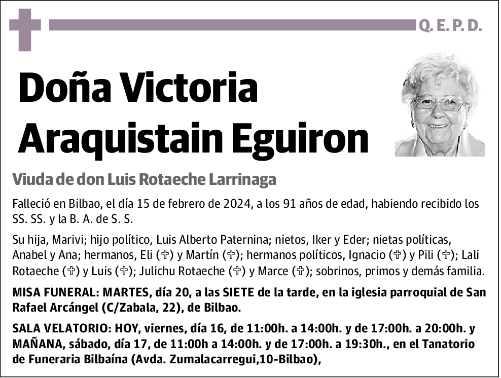 Victoria Araquistain Eguiron