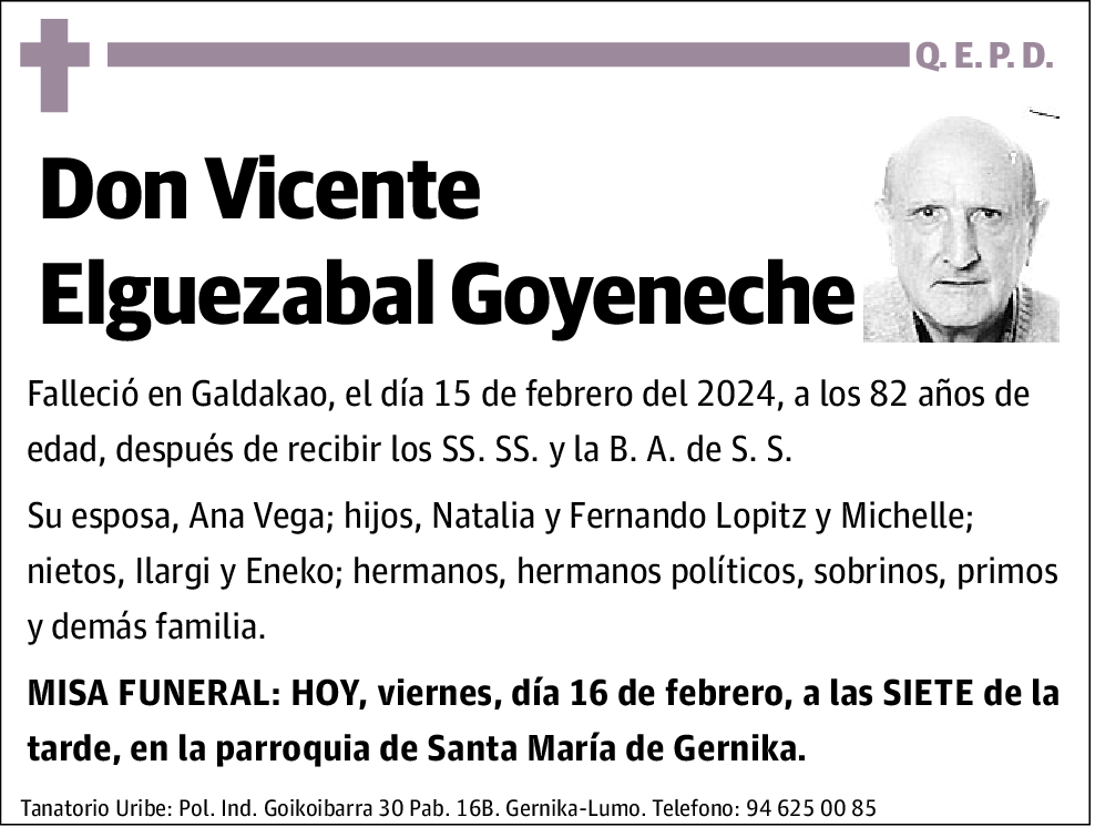 Vicente Elguezabal Goyeneche