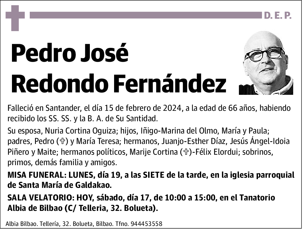 Pedro José Redondo Fernández