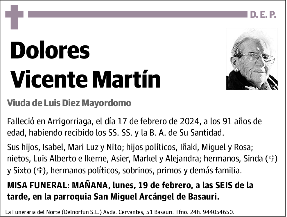 Dolores Vicente Martín