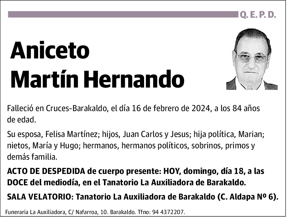 Aniceto Martín Hernando