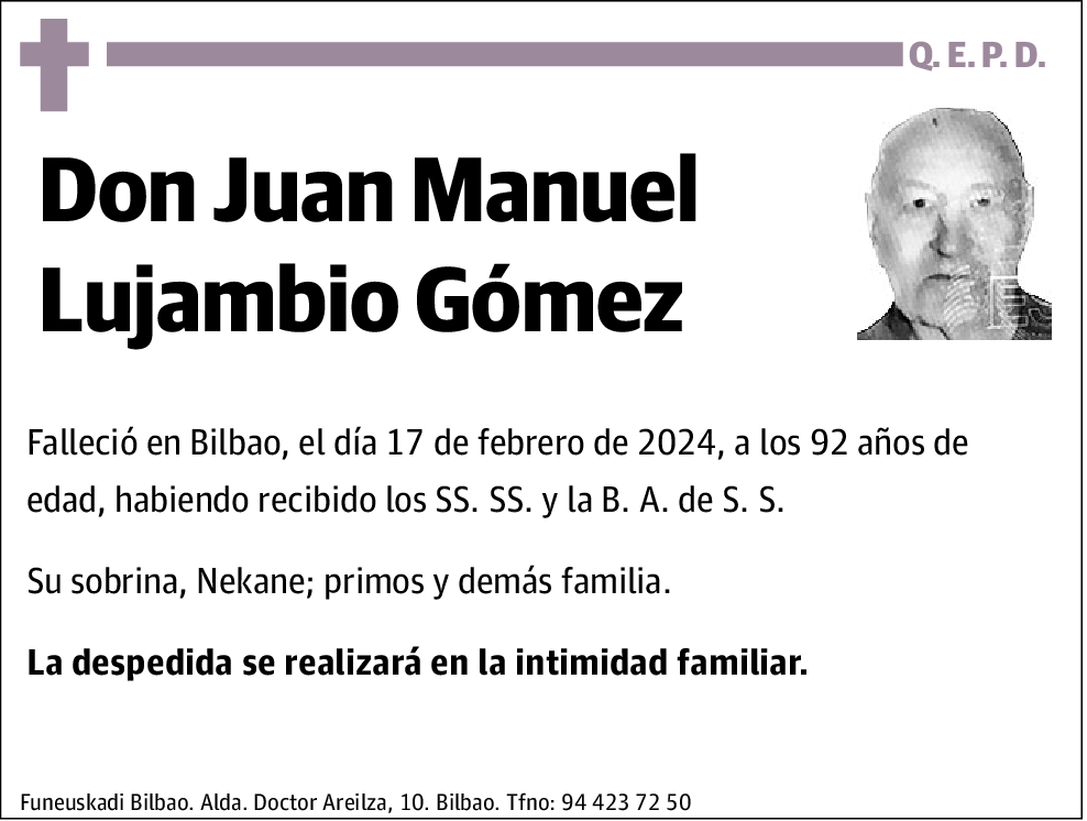 Juan Manuel Lujambio Gómez