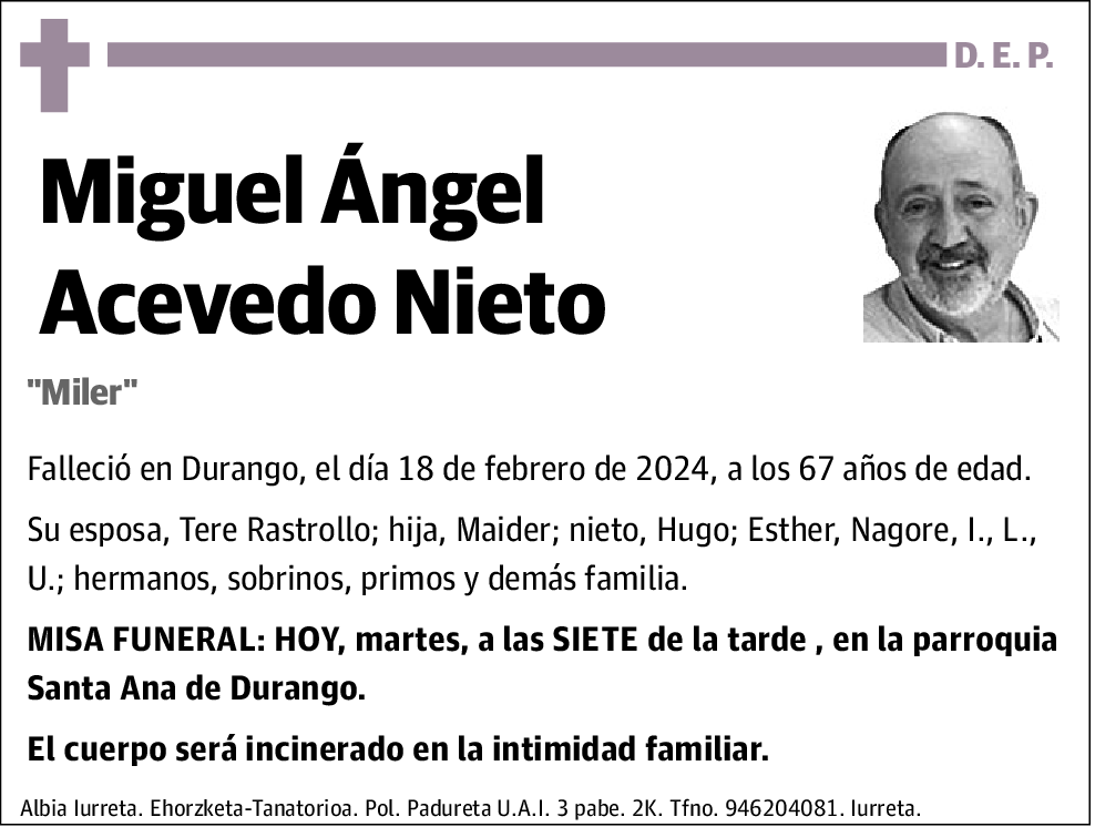 Miguel Ángel Acevedo Nieto