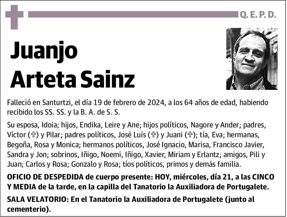 Juanjo Arteta Sainz