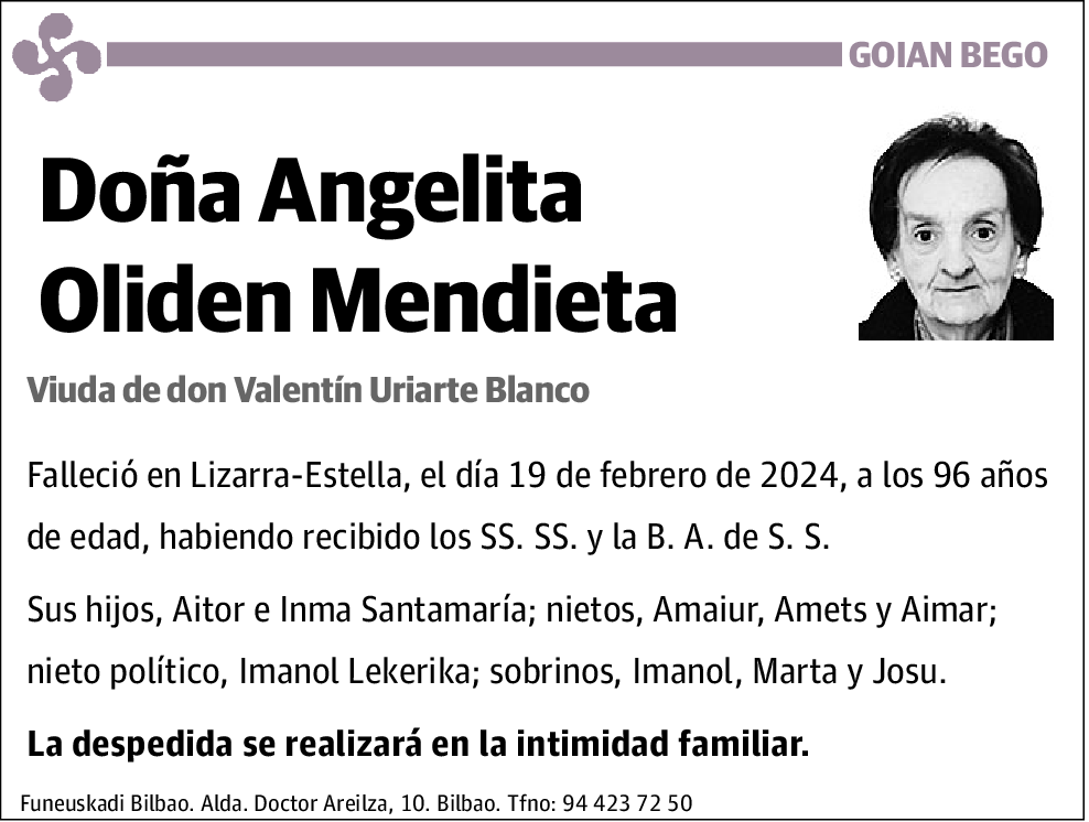 Angelita Oliden Mendieta