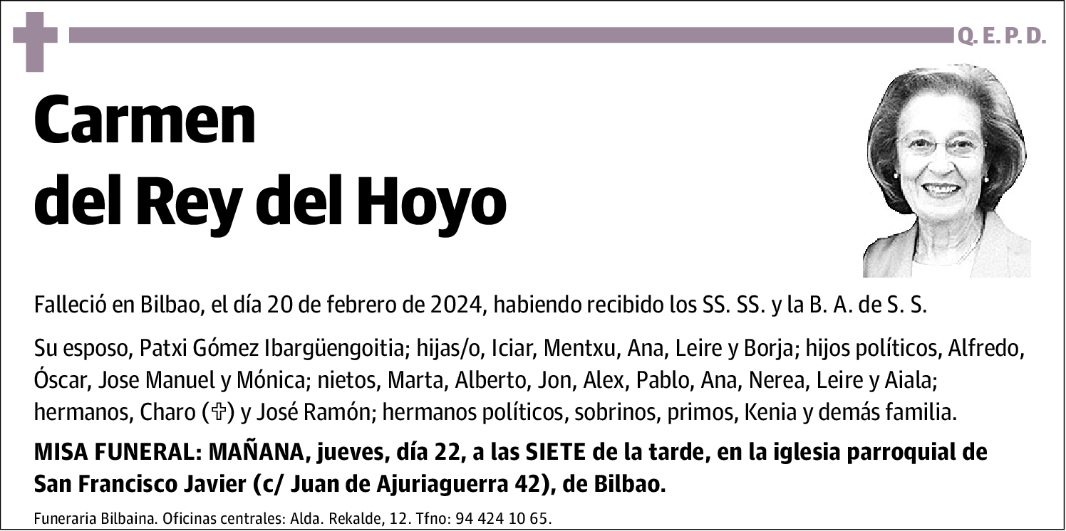 Carmen del Rey del Hoyo