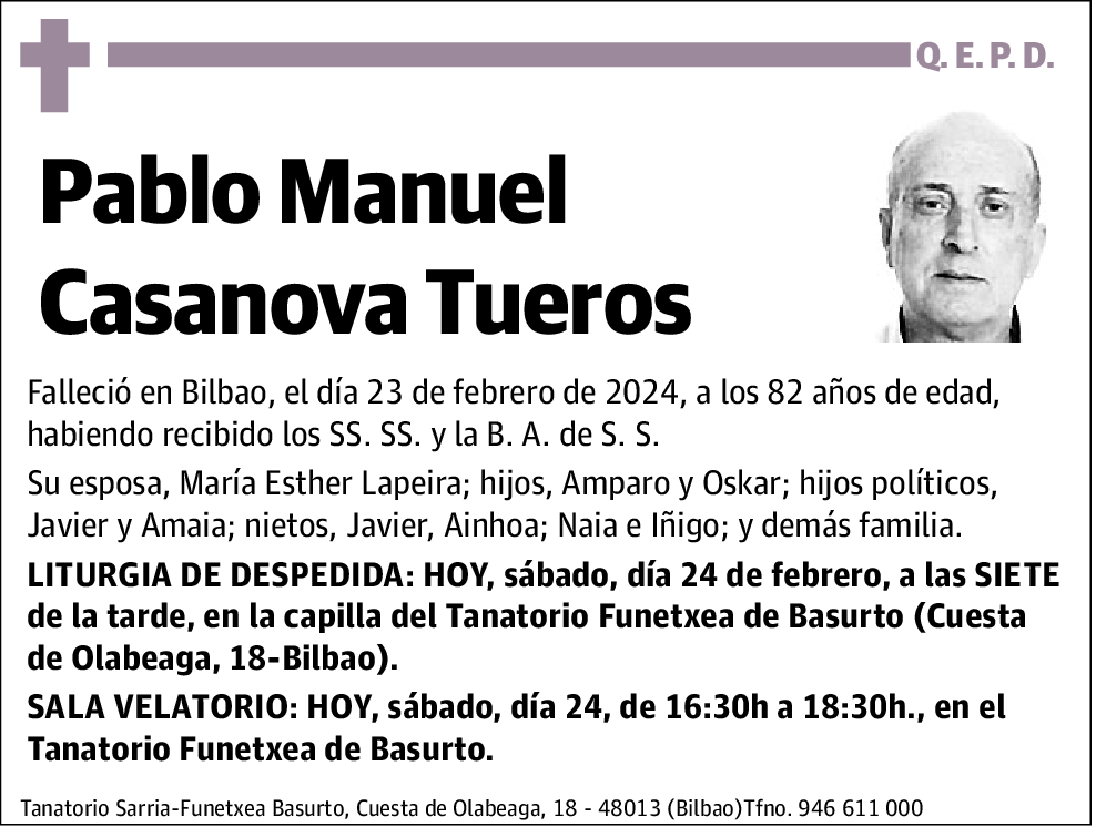 Pablo Manuel Casanova Tueros