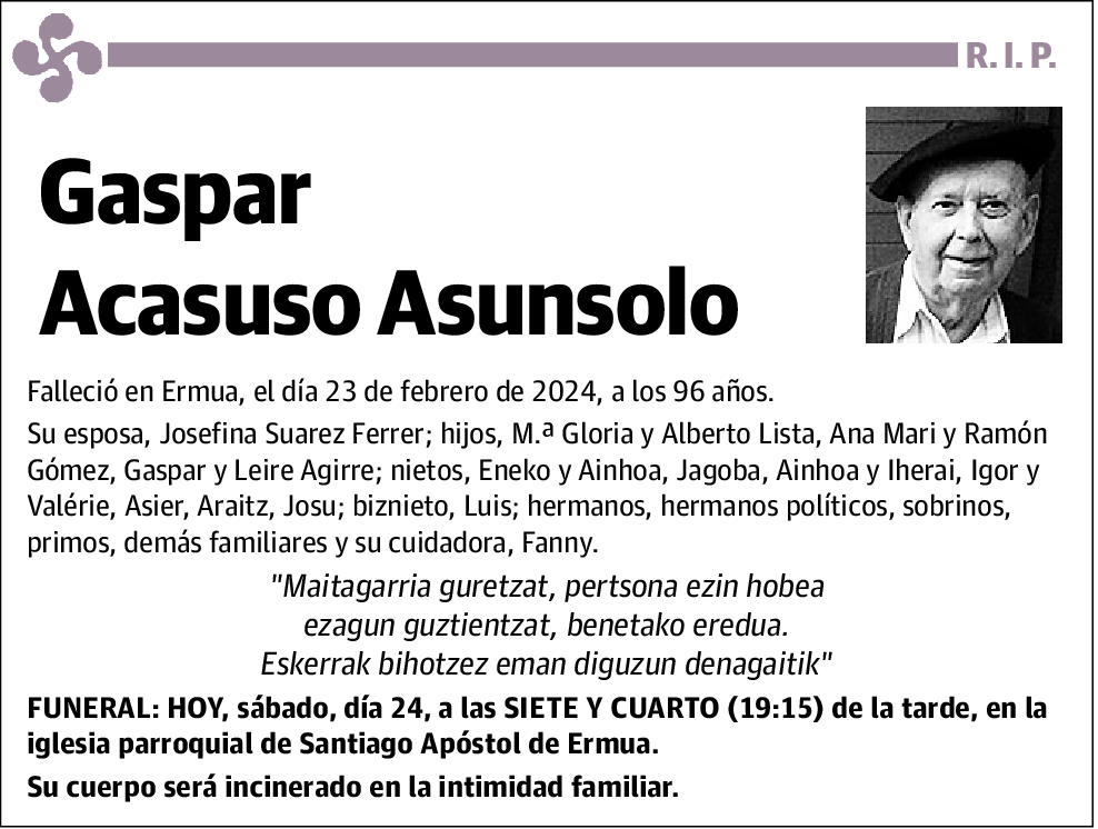 Gaspar Acasuso Asunsolo