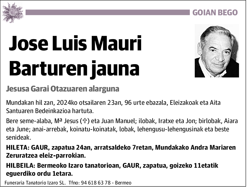 Jose Luis Mauri Barturen