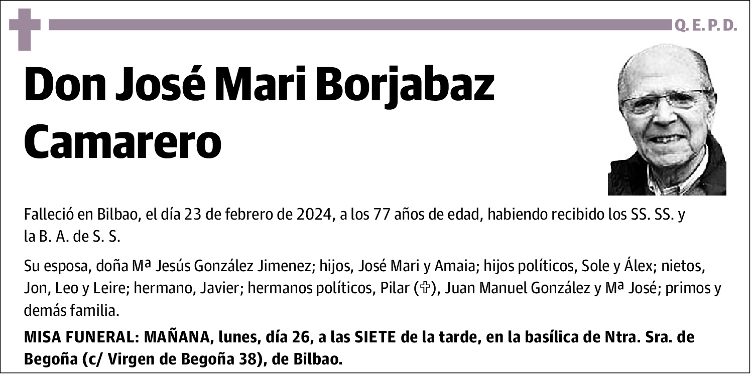 José Mari Borjabaz Camarero