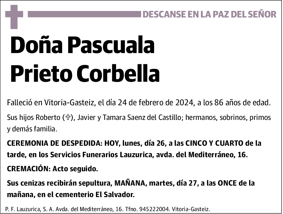 Pascuala Prieto Corbella