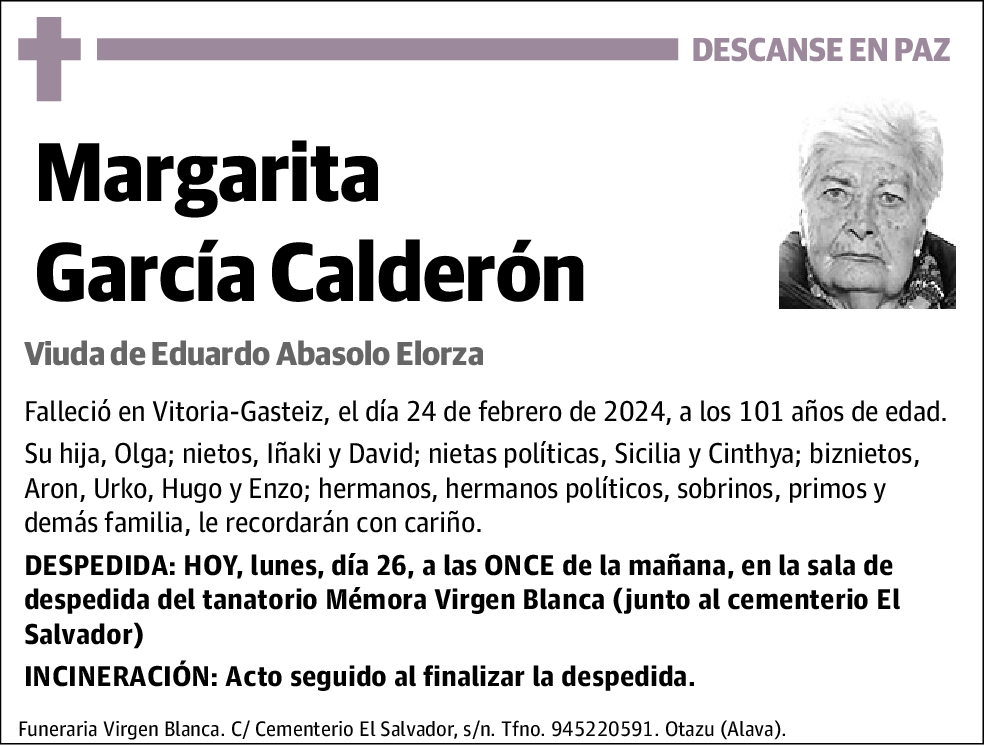 Margarita García Calderón