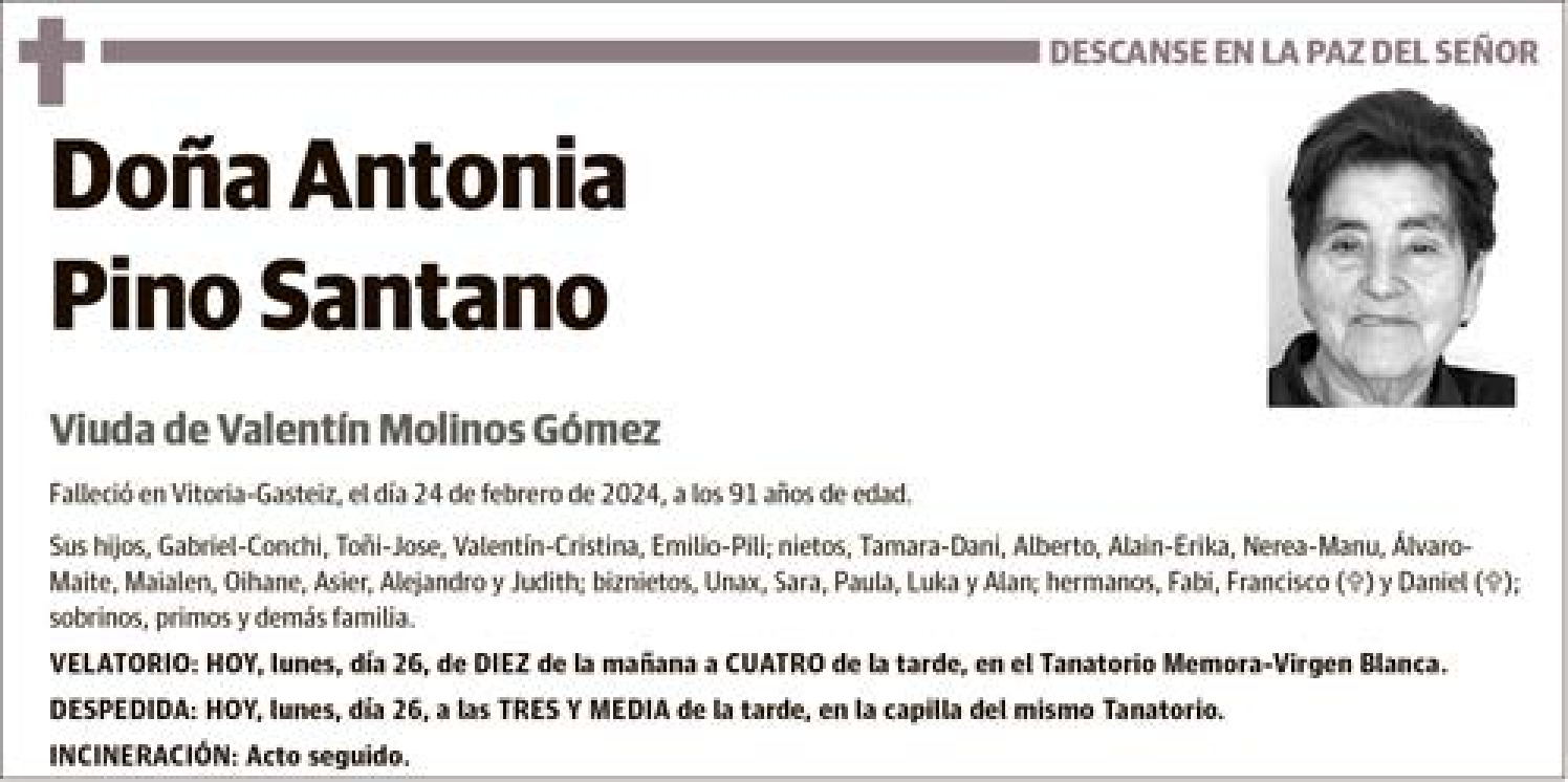 Antonia Pino Santano
