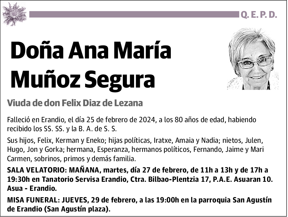 Ana María Muñoz Segura