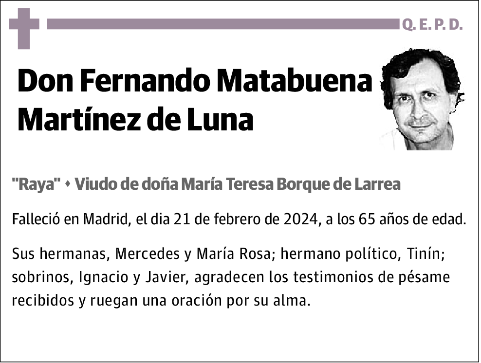 Fernando Matabuena Martínez de Luna