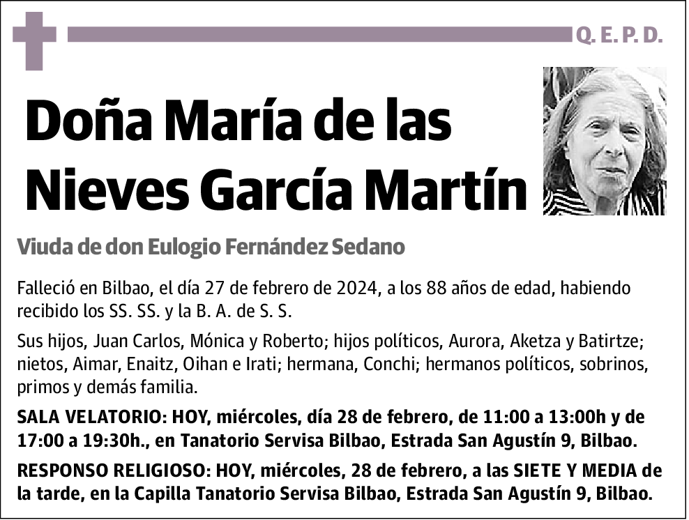 María de las Nieves García Martín