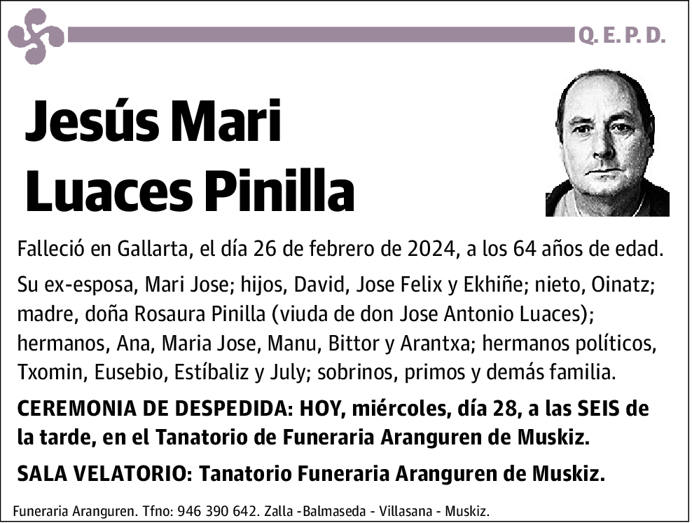 Jesús Mari Luaces Pinilla