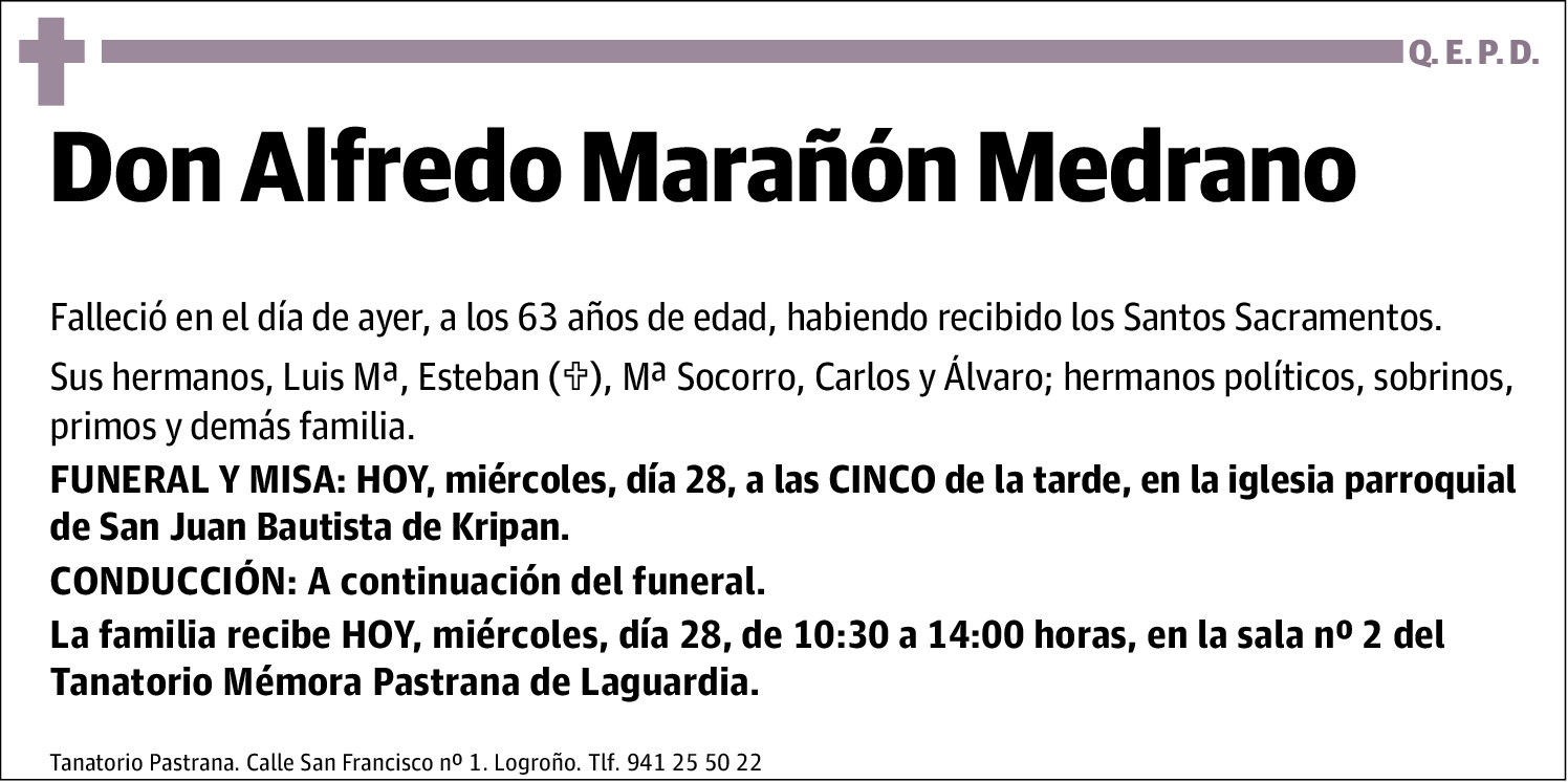 Alfredo Marañón Medrano