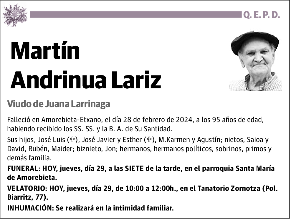 Martín Andrinua Lariz