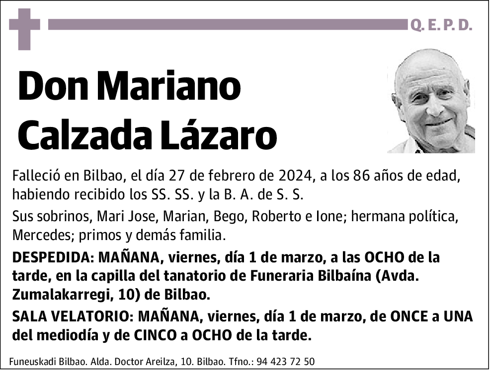 Mariano Calzada Lázaro