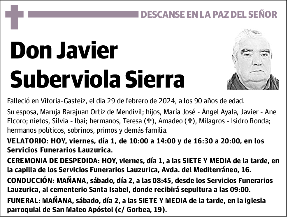 Javier Suberviola Sierra