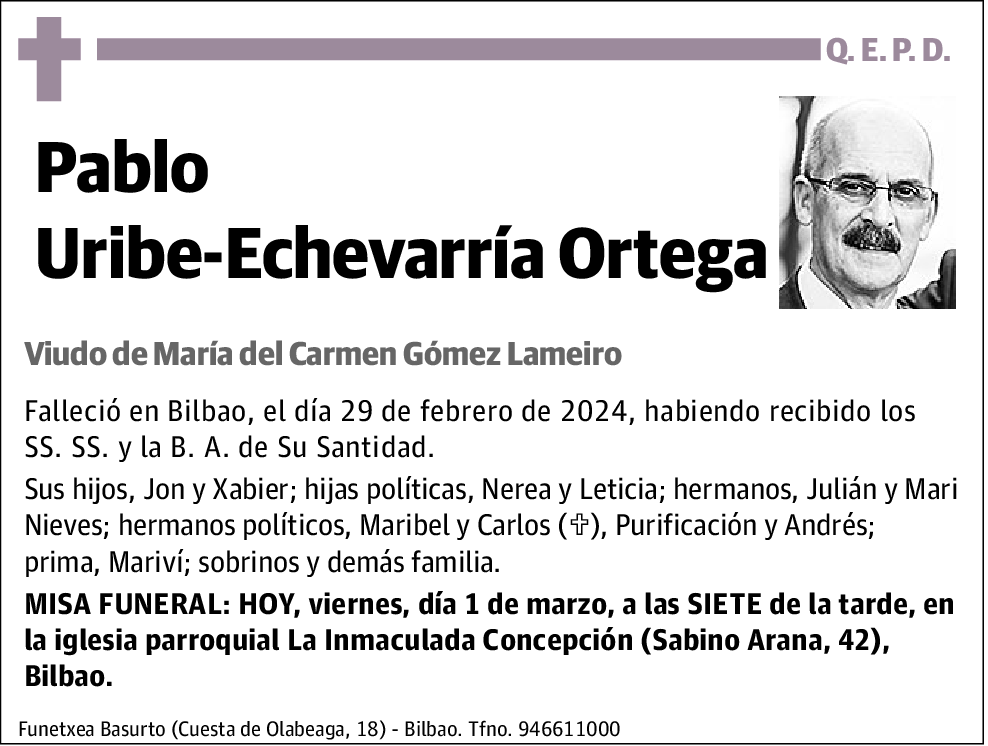 Pablo Uribe-Echevarría Ortega