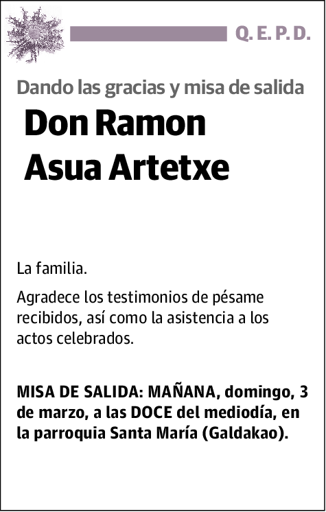 Ramón Asua Artetxe