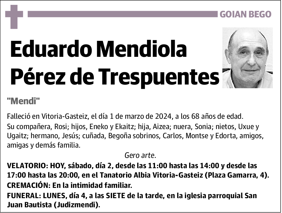 Eduardo Mendiola Pérez de Trespuentes