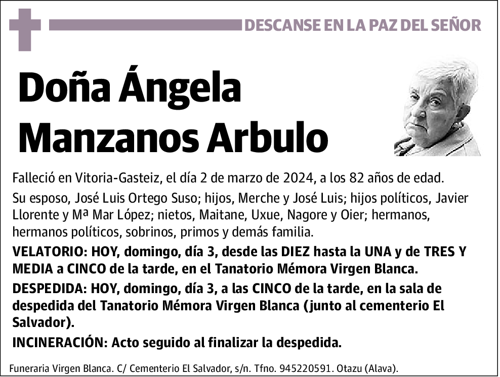 Ángela Manzanos Arbulo