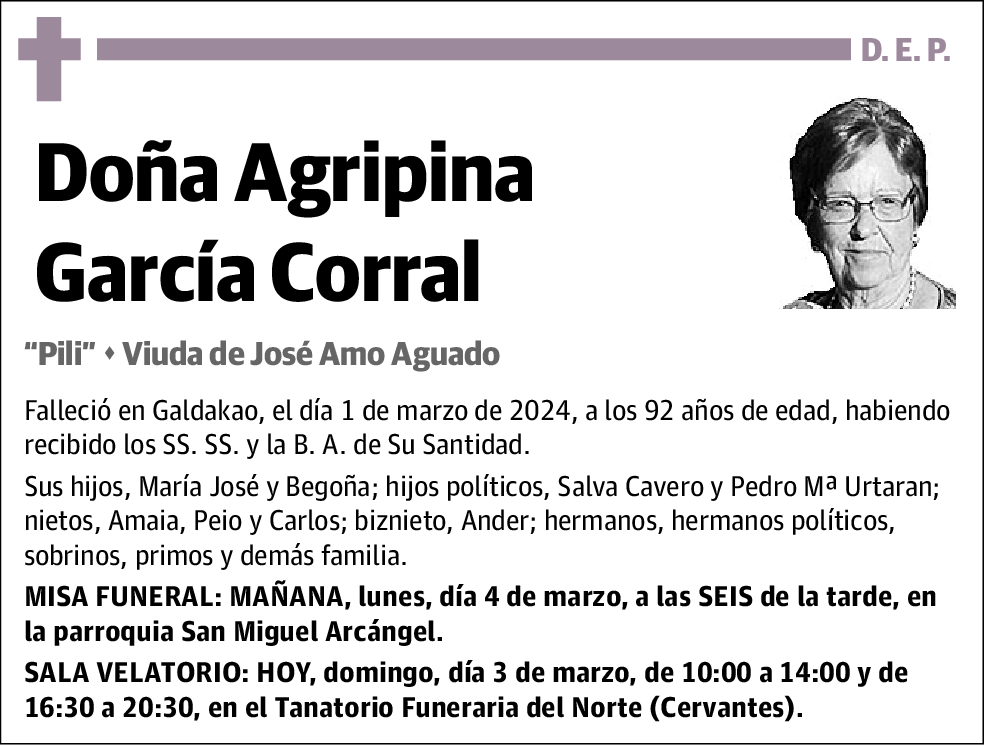 Agripina García Corral