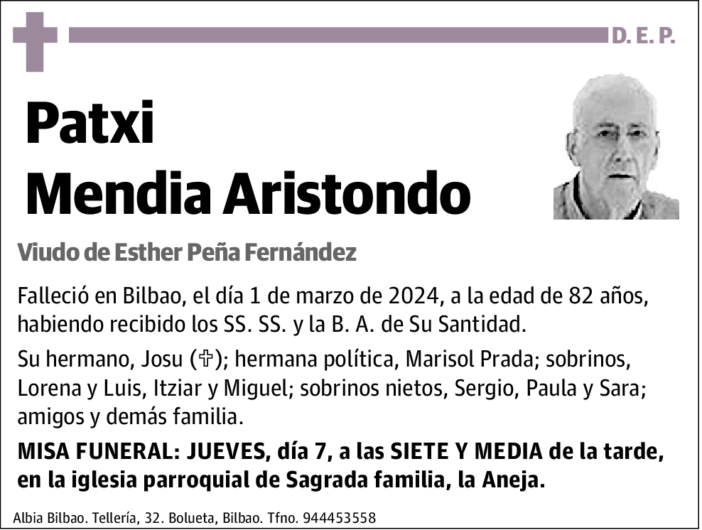 Patxi Mendia Aristondo