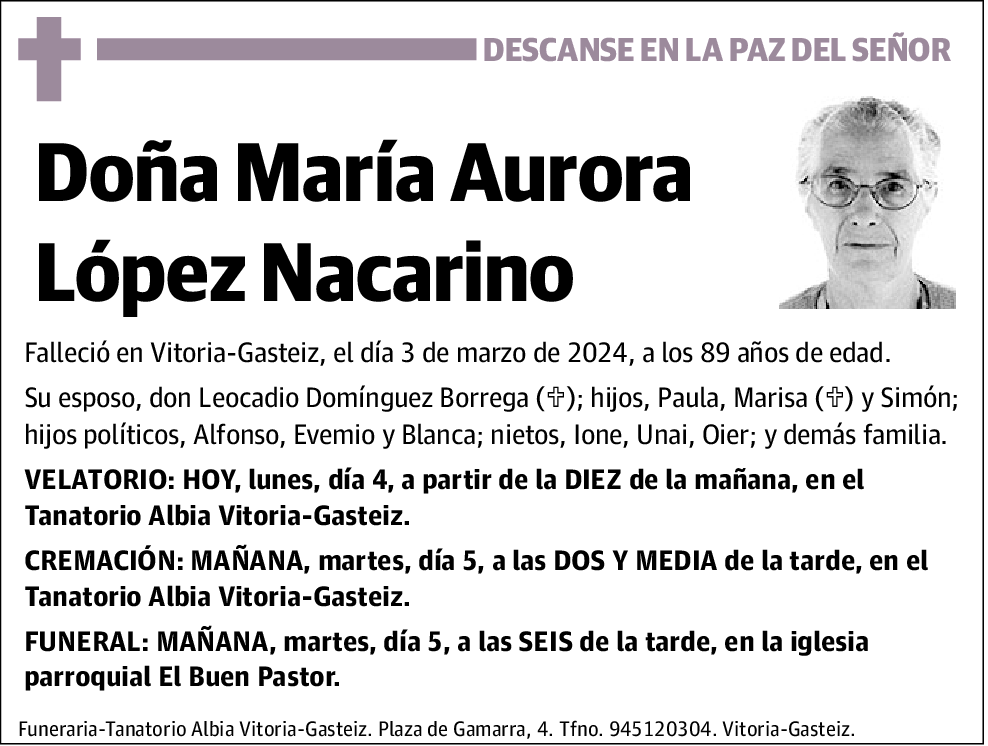 María Aurora López Nacarino