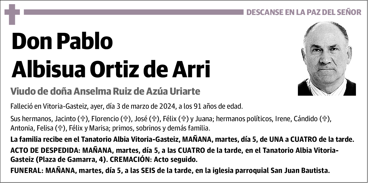 Pablo Albisua Ortiz de Arri