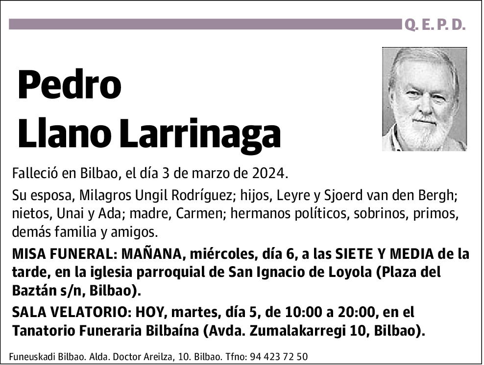 Pedro Llano Larrinaga