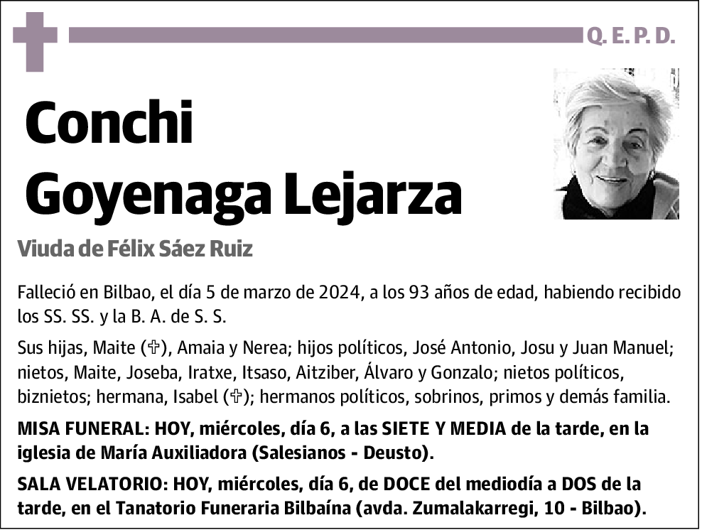 Conchi Goyenaga Lejarza