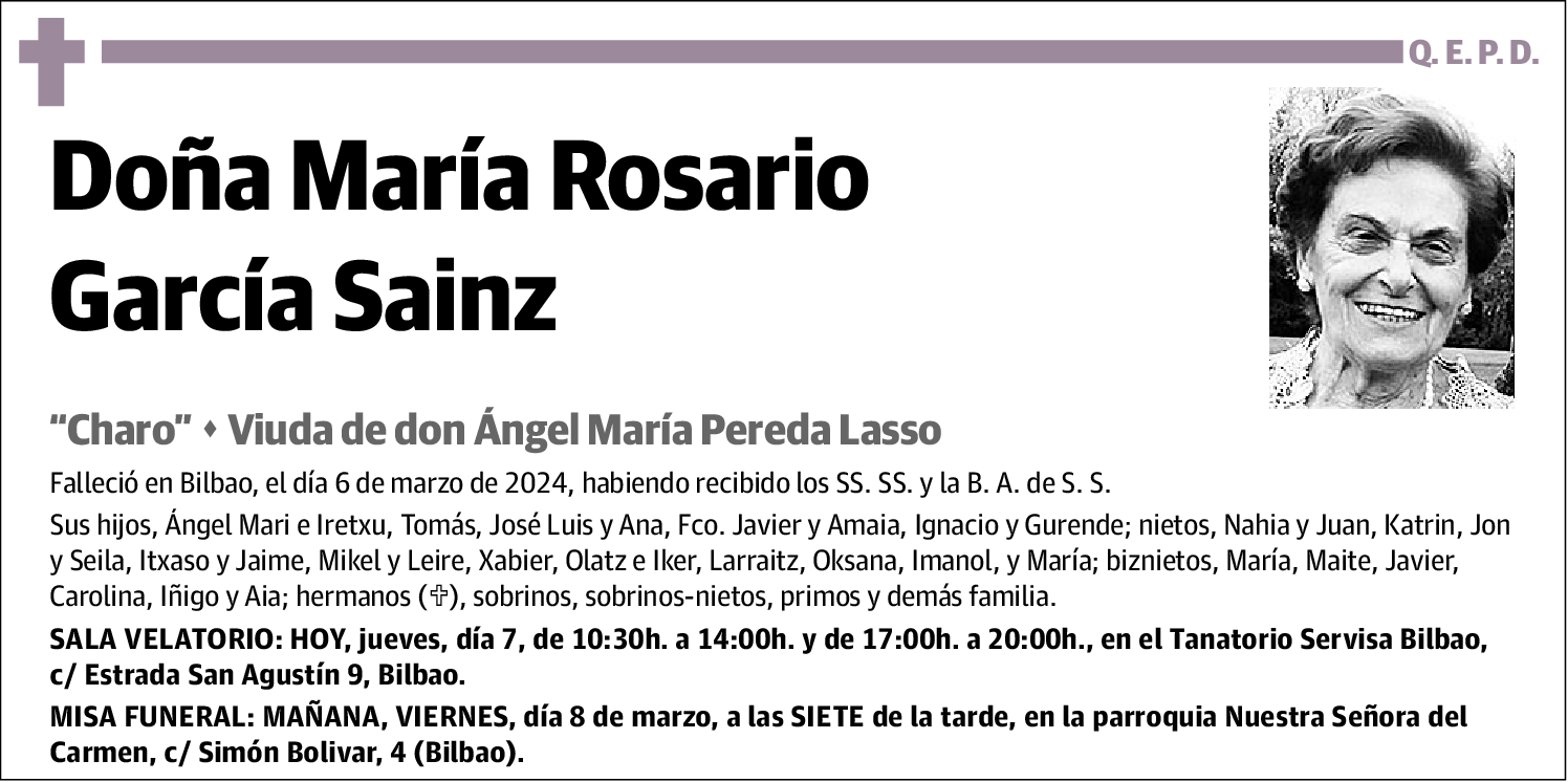 María Rosario García Sainz