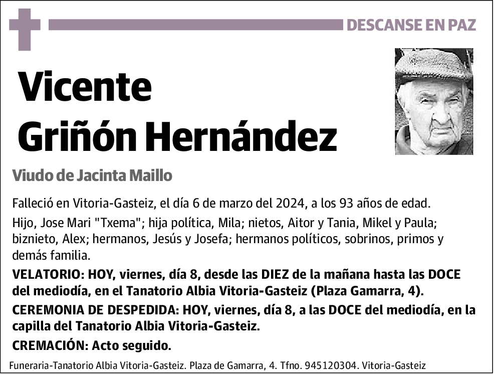 Vicente Griñón Hernández
