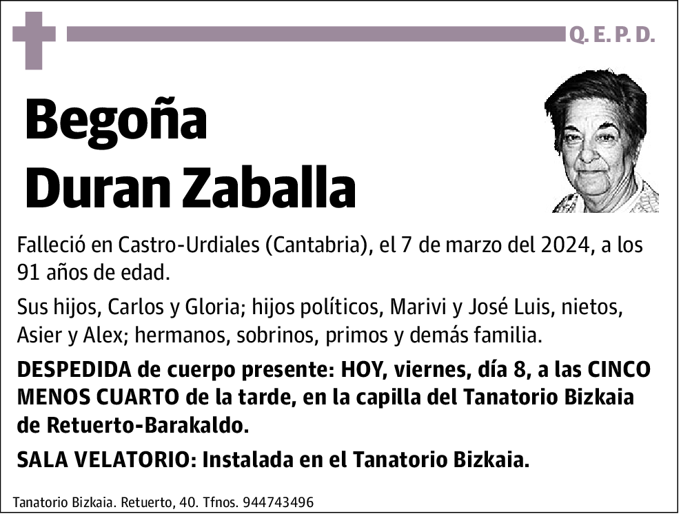 Begoña Duran Zaballa