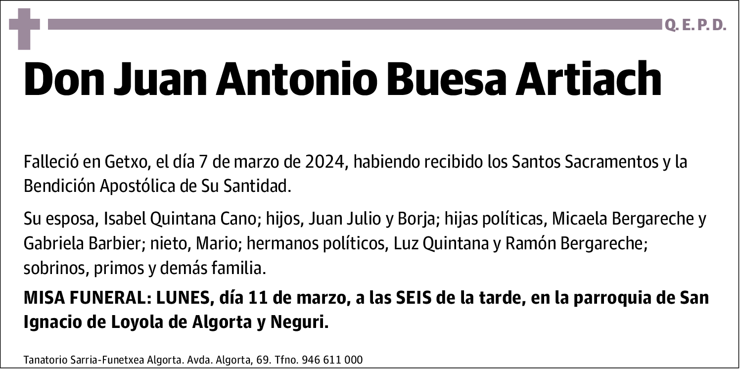 Juan Antonio Buesa Artiach