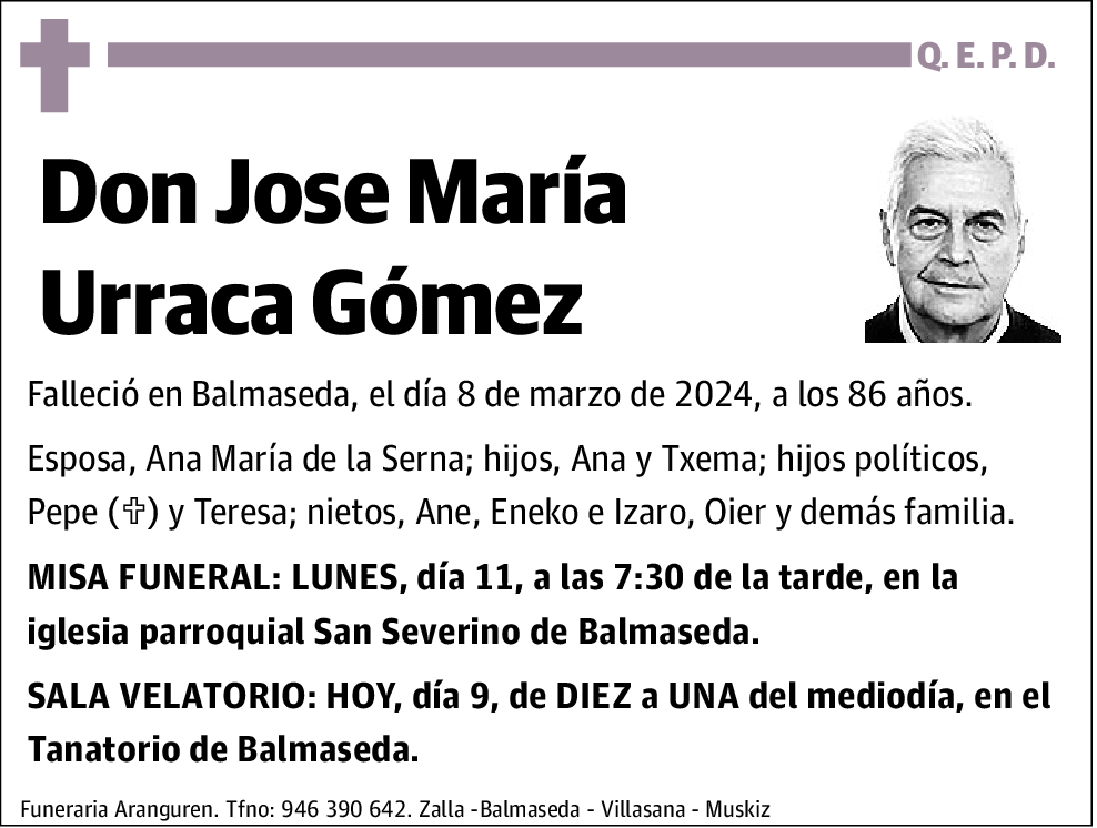 Jose María Urraca Gómez