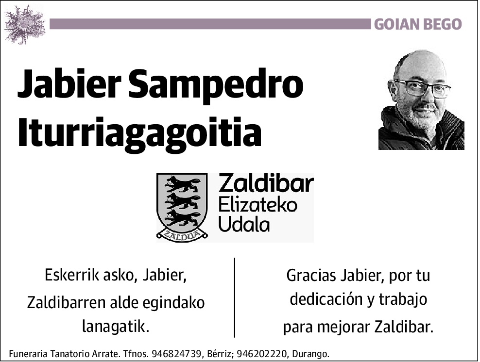 Jabier Sampedro Iturriagagoitia