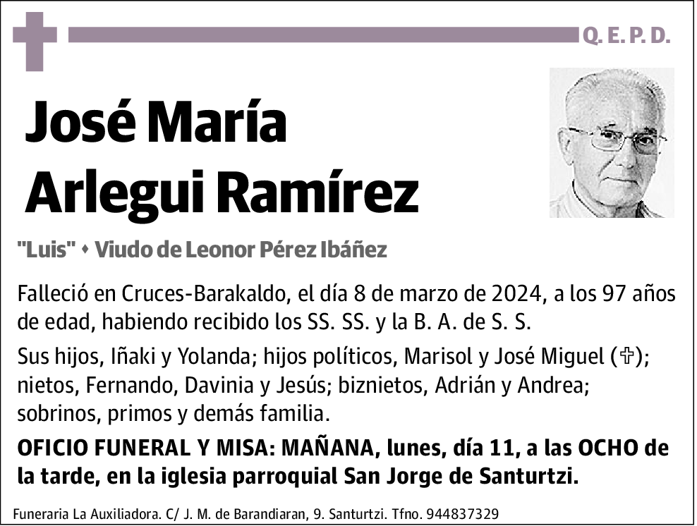 José María Arlegui Ramírez