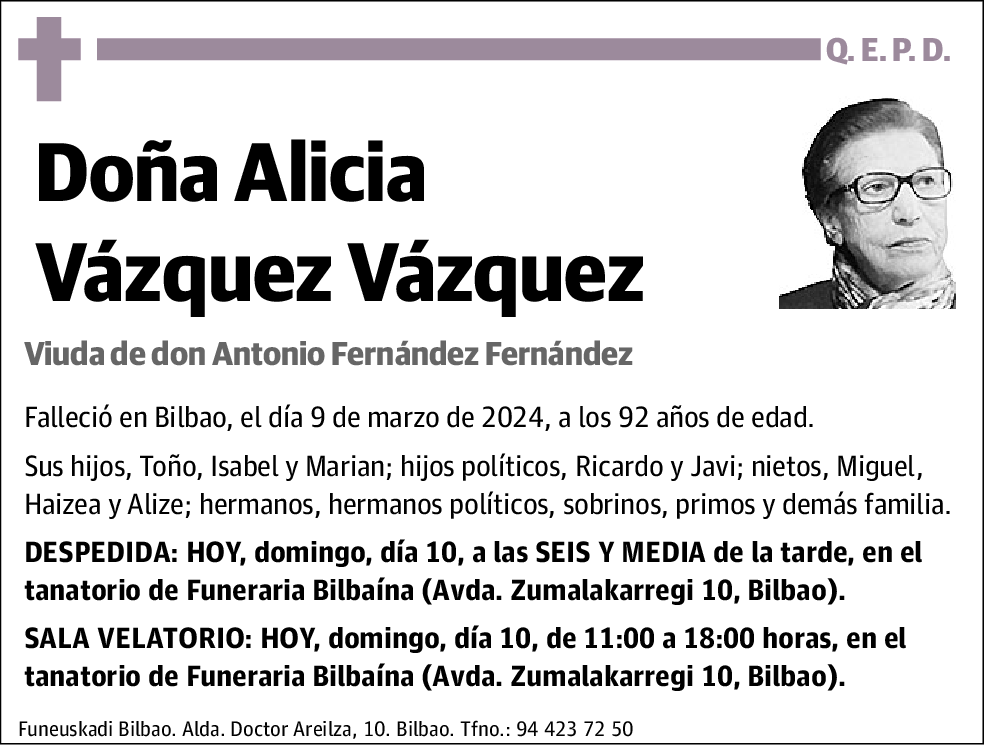 Alicia Vázquez Vázquez