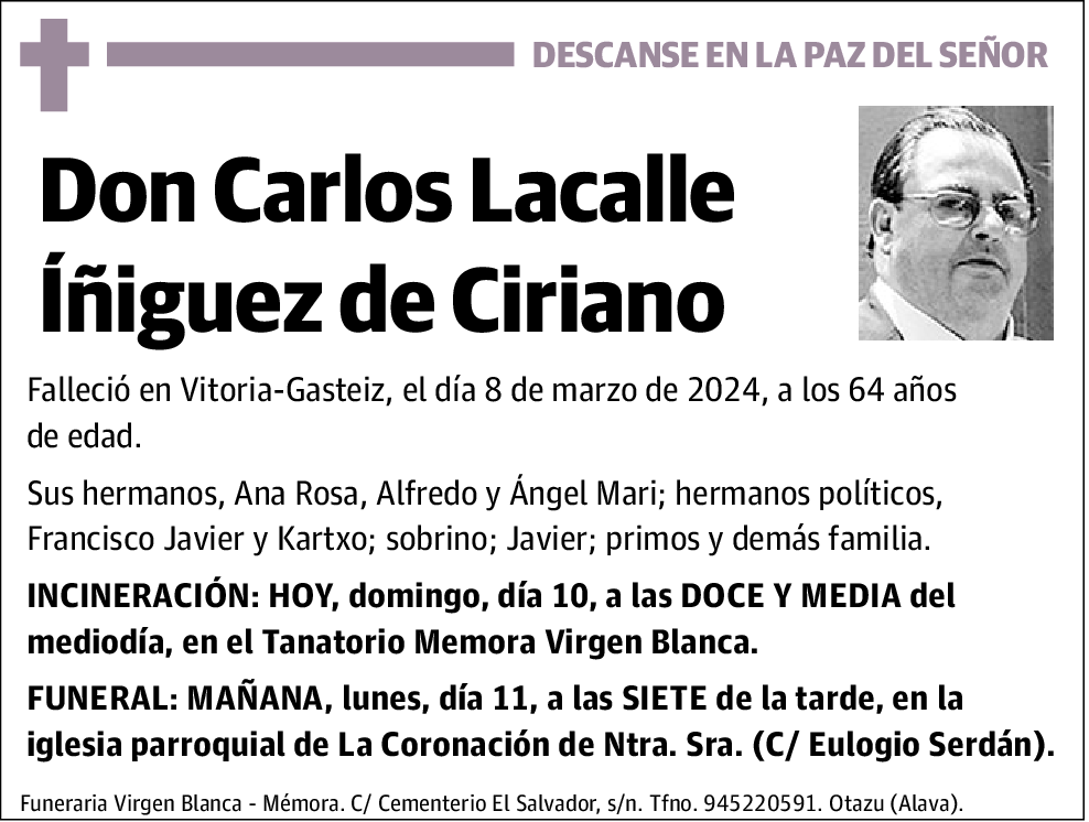Carlos Lacalle Iñiguez de Ciriano