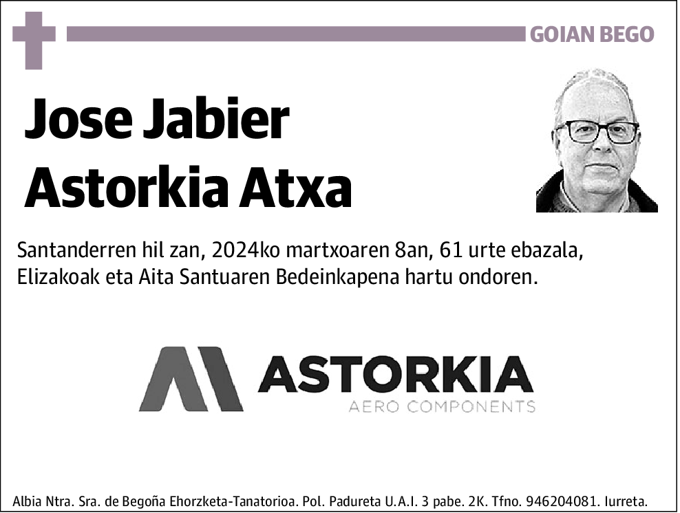 Jose Jabier Astorkia Atxa