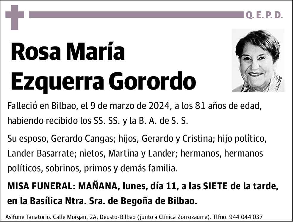 Rosa María Ezquerra Gorordo