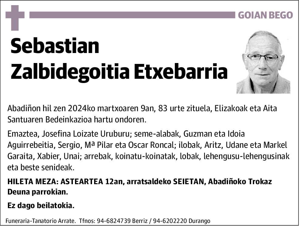 Sebastian Zalbidegoitia Etxebarria