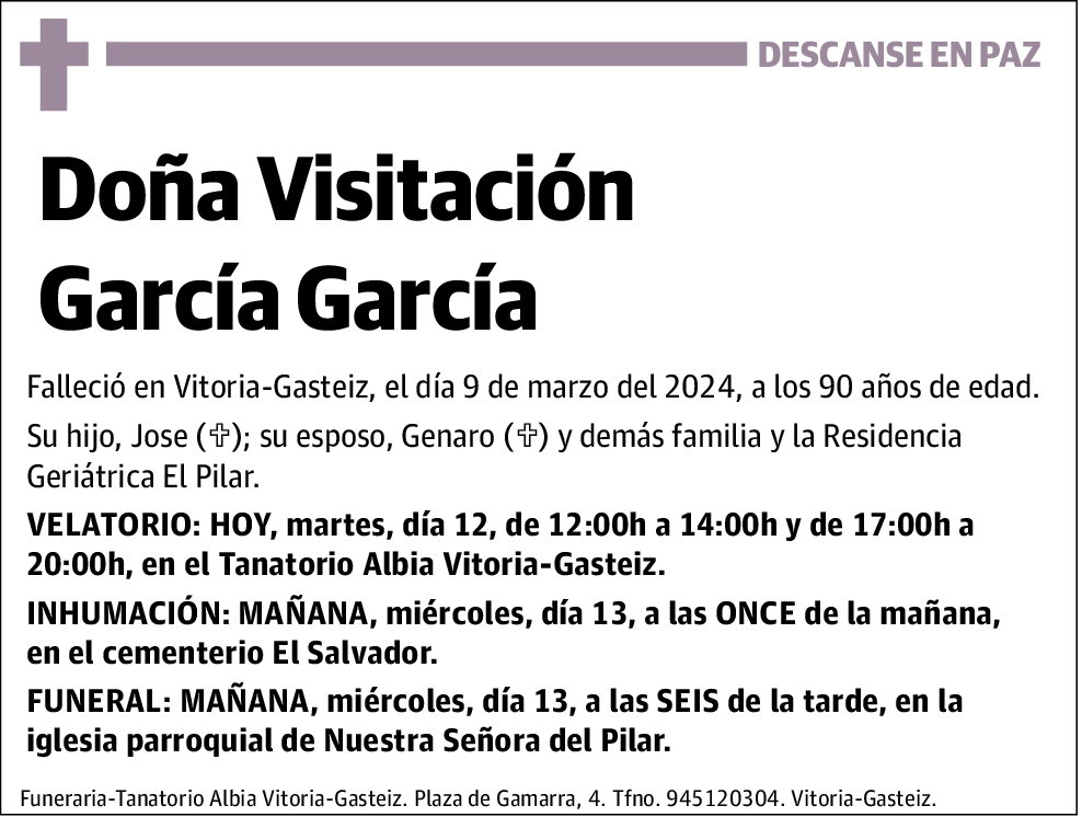 Visitación García García
