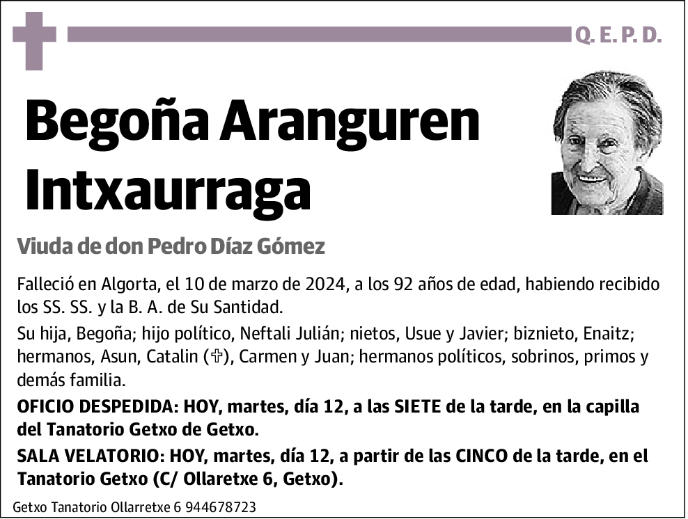 Begoña Aranguren Intxaurraga