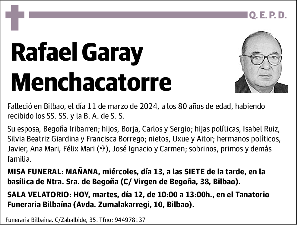 Rafael Garay Menchacatorre